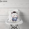 Cute Anime Red Panda Boob Throw Pillow Cover Witch Vampire Mummy Zombie Halloween Party Decor Sofa Cushion  Home