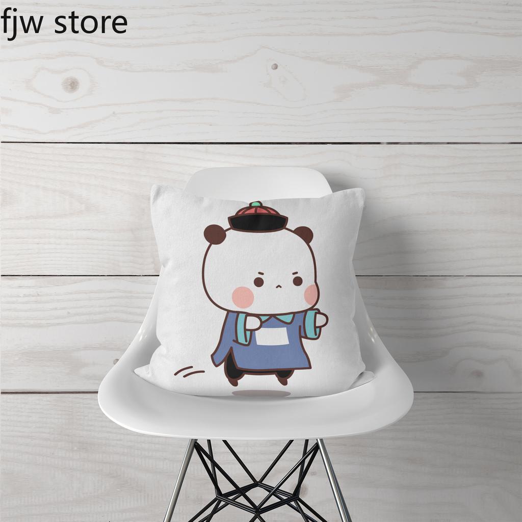 Cute Anime Red Panda Boob Throw Pillow Cover Witch Vampire Mummy Zombie Halloween Party Decor Sofa Cushion  Home