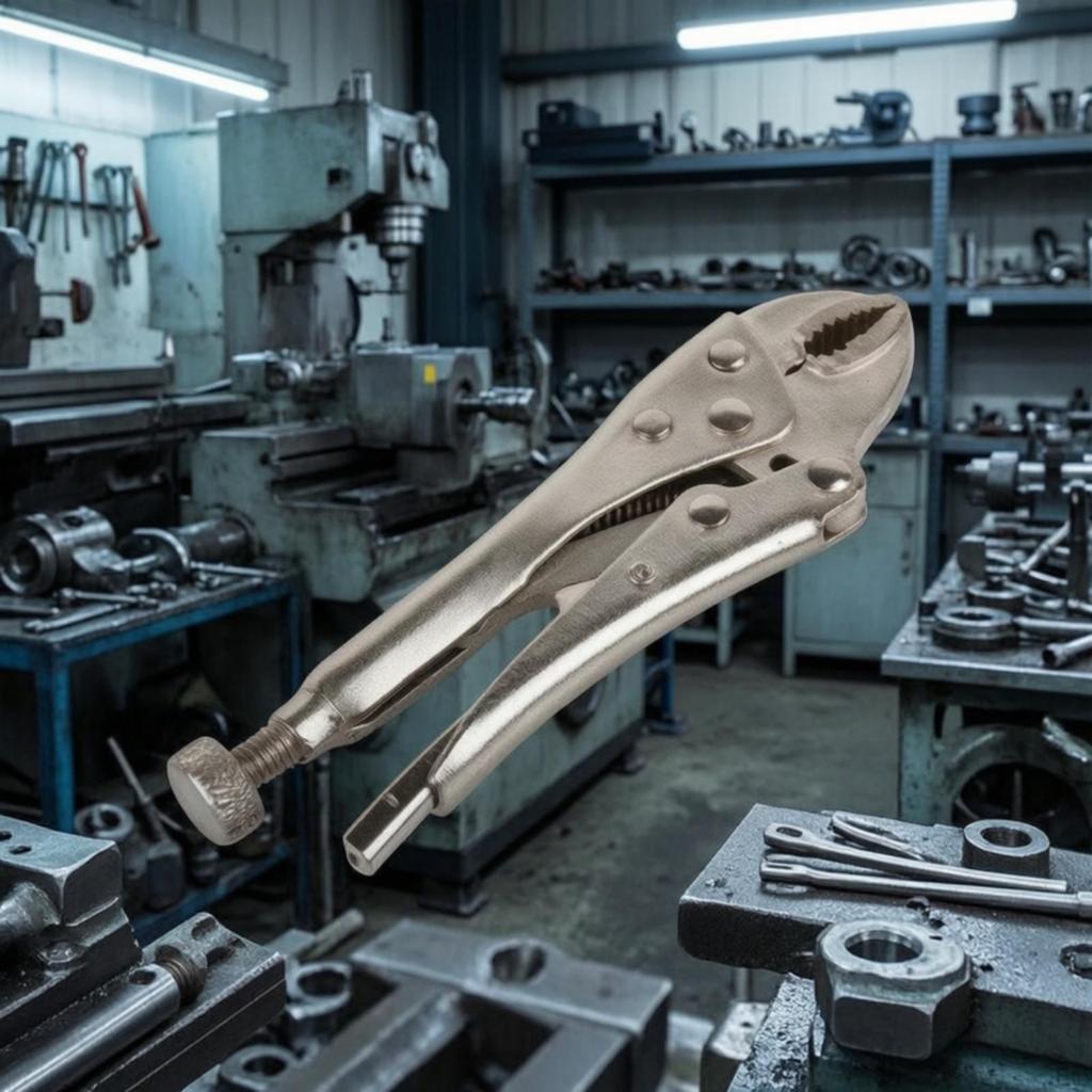 Locking Pliers Adjustable Vise Grips Serrated Clamp Plier for Mechanics, DIYers, Repair,