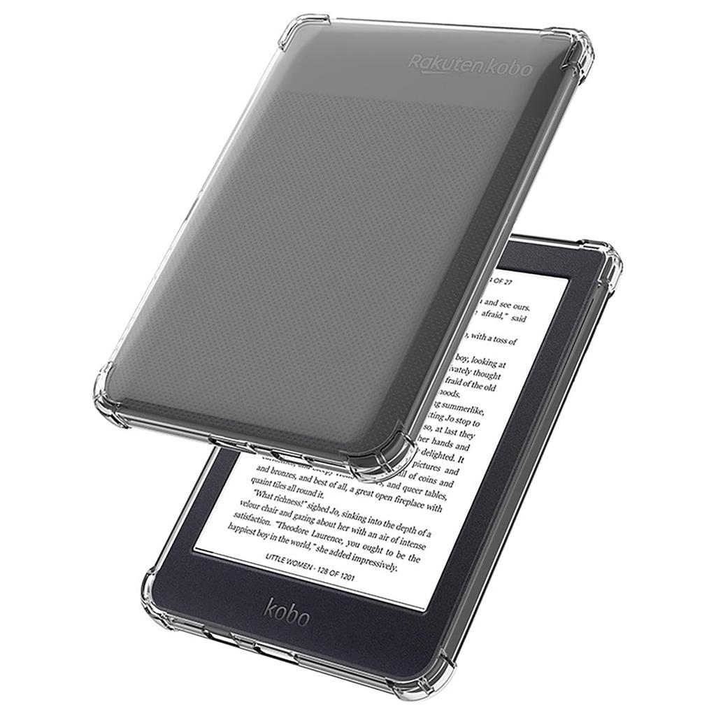 For Kobo Clara HD 6.0 Inch Clear Case Four Corner Protection Tablet TPU Cover