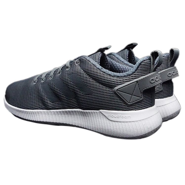 Adidas Neo Lite Racer Comfortable Versatile Shock Absorbing Low Top Casual Shoes Unisex Sneaker Gray FW9708