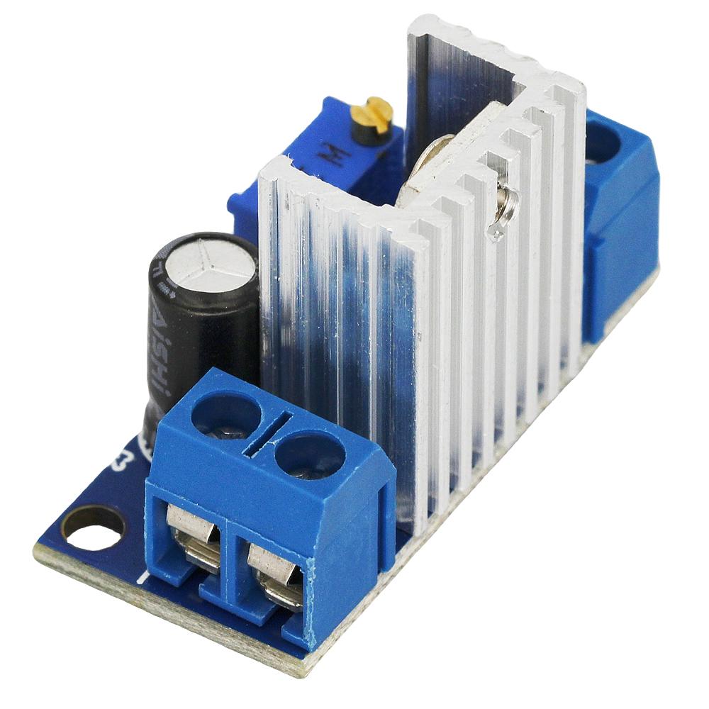 LM317 Adjustable Voltage Regulator Power Supply DC-DC Converter 4.2-40 V Buck Step Down Circuit Board Module Linear Regulator