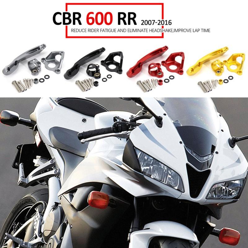 Motorcycle Steering Damper Stabilizer Honda Yamaha Sport Touring Bikes Titanium Bar