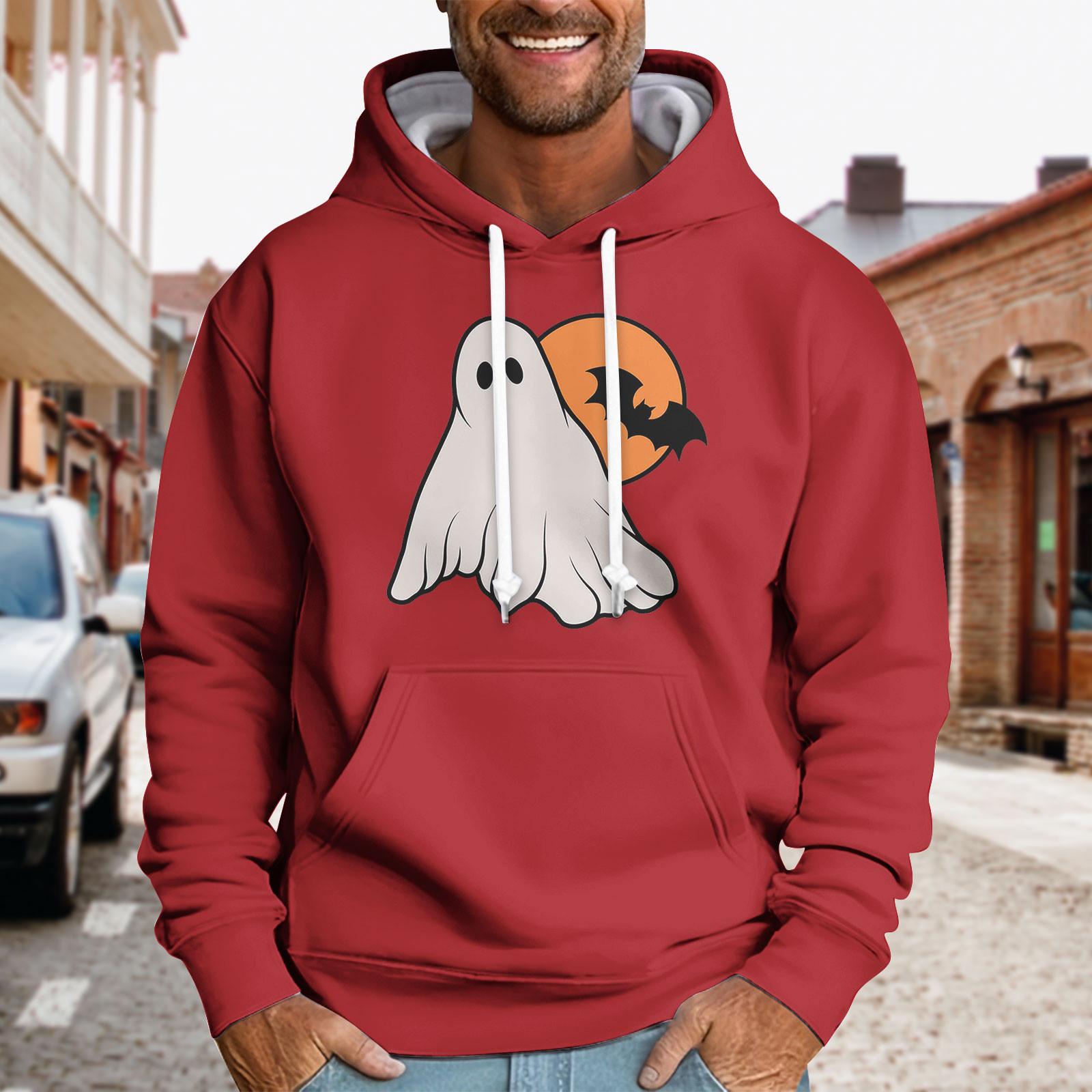 

Спортивный костюм с капюшоном, унисекс, одежда для бега, пуловер с длинными рукавами, толстовка с капюшоном L красный