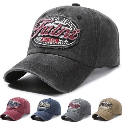 Boné de beisebol feminino vintage, boné bordado com letras, rabo de cavalo, boné panamá, chapéu snapback, chapéu de sol masculino, chapéu de pesca, boné de pico