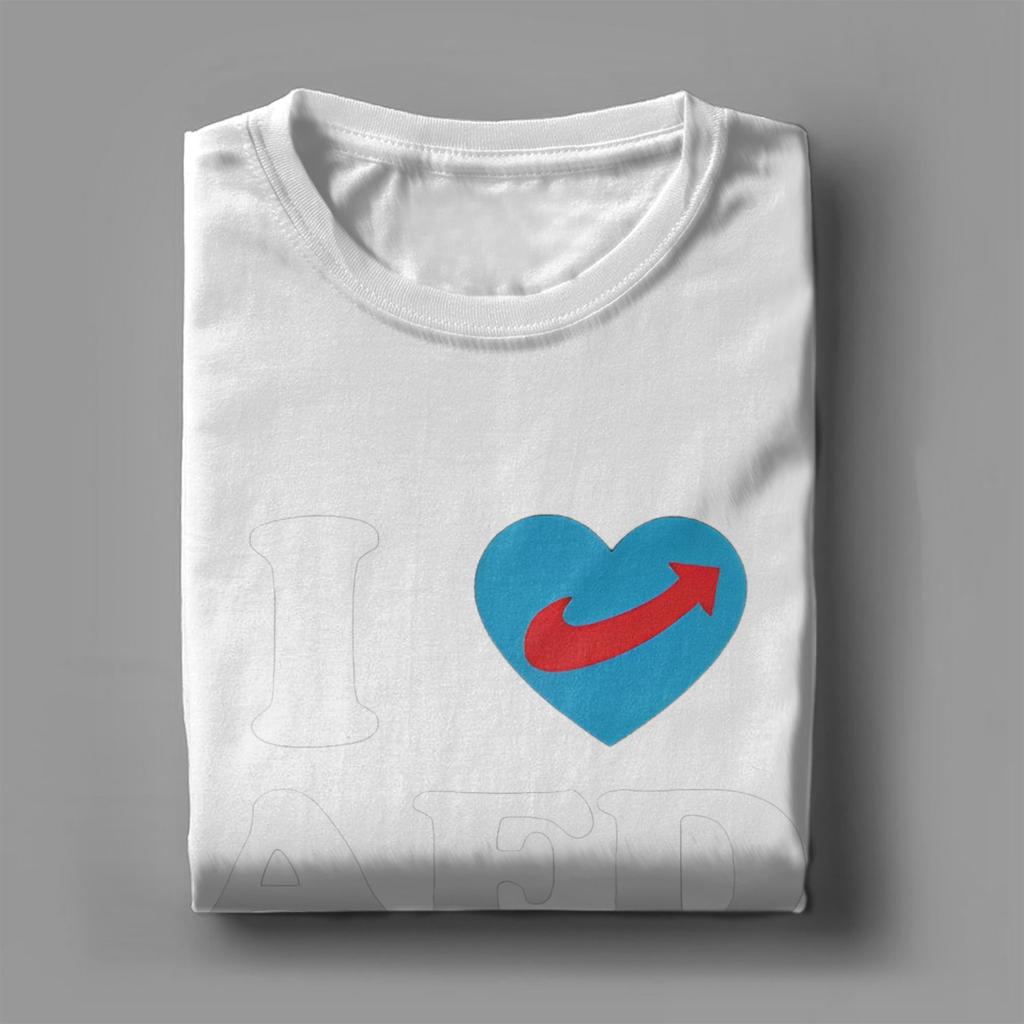 Vintage T-Shirt Alternative Afd GerUnisexy Reines Baumwoll-T-Shirts Blaues T-Shirt für Unisexs Sommer Ästhetisch Lässiges Kurzarm-Oberteil Tees