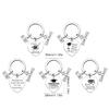 Stylish Graduation Keychain Stainless Steel Keychain Graduation Key Holder Graduate Keyring Perfect for Teenager Student