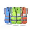 Fluorescent Reflective Work Vest for Construction Safety