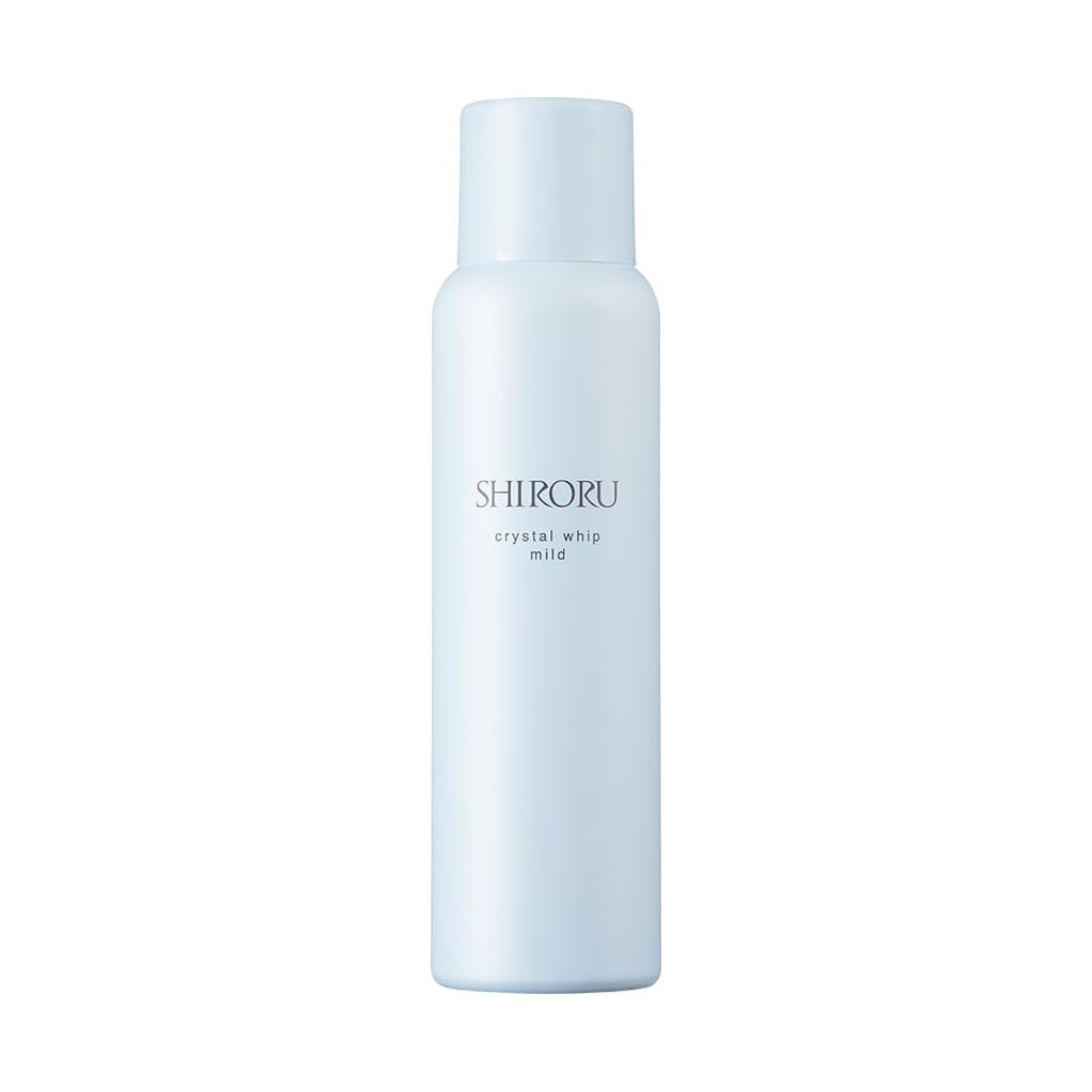 SHIRORU Crystal Whip Mild Facial Foaming Facial Sensitive Dipotassium X 1 (Foaming Cleanser, Carbonated, Cleanser, Skin, Glycyrrhizinate) (120g