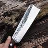 Hand-Forged Manganese Steel Outdoor Sickle: Perfect for Splitting and Chopping Wood