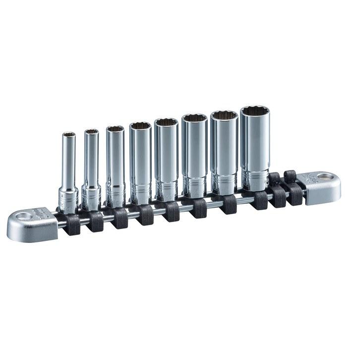 [Kyoto Machine Tools] Nepros 6.3Sq Deep Socket Set 6pc 12-Point NTB2L08WA