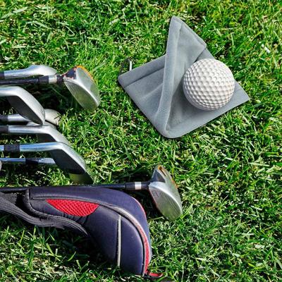Golf Ball Cleaning Towel – Microfiber Brushed Club & Ball Wipe, Outdoor Sports Towel for Golfers,  & Absorbent