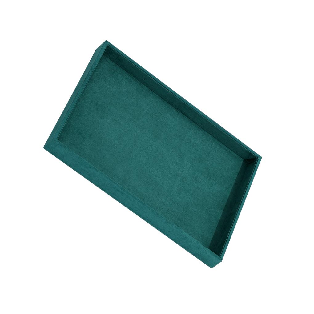 Impact-resistant Velvet Surface Jewelry Display Tray For Rings Bracelets And Watches Jewelry Trays