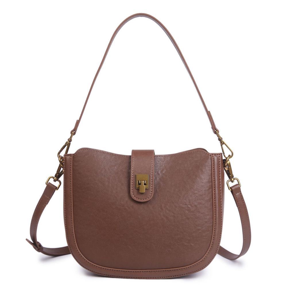 Women's Vegetable Tanned Top Layer Cowhide Bag Minimalist Fashi Practical Dumpling Bag Versatile Crossbody Shoulder Small Bag