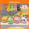 Keychain Charming Acrylic With Cute Animal Heads Stylish Keyring For Women Gift