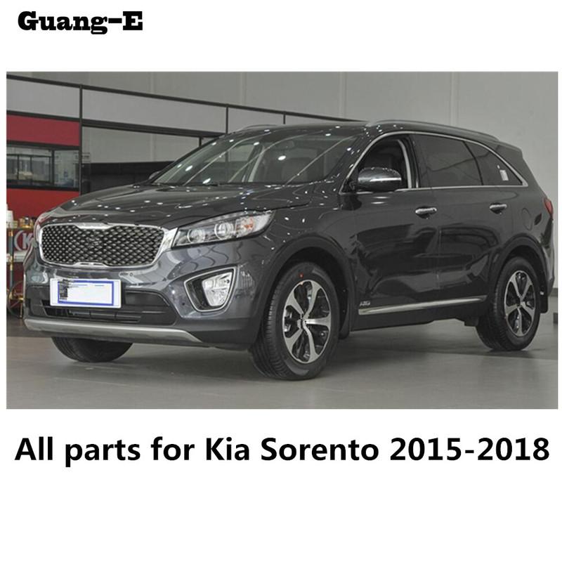 For Kia Sorento L 2015 2016 2017 2018 Car ABS Plastic Armrest Handrail Inner Door Window Glass Switch Panel Cover Trim Frame