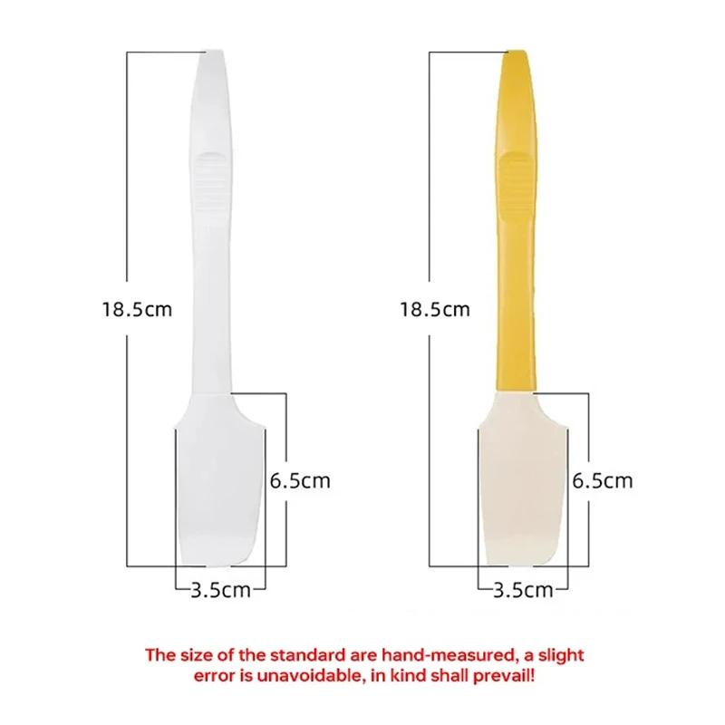 Multi-functional Silicone Butter Knife Scraper High Temperature Resistant Elbow Stirring Stick Can Opener Baking Jam Spatula