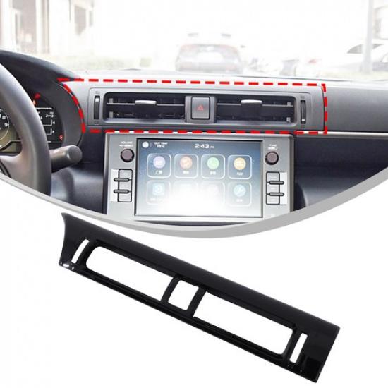 Glossy Piano Black ABS Center Console Air Vent Trim For Toyota 86/Subaru BRZ 22+