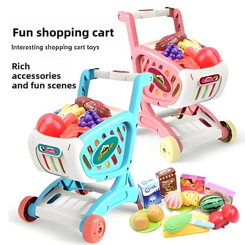Cart Shopping Toy Children Early Education Toys Play House Role Play Gift Prop