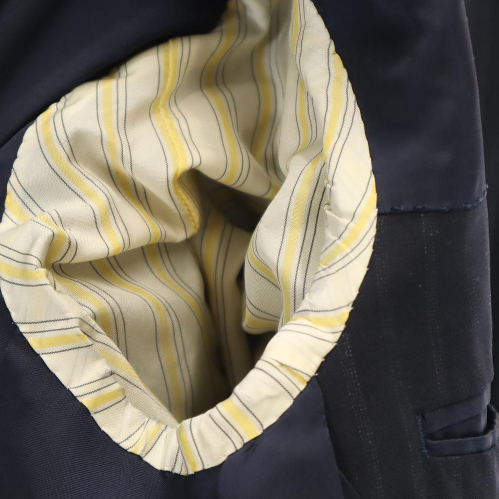 UNITED ARROWS made in Japan Striped Pattern tailored jacket 48 Navy Men's Used