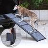 Iimono117 Pet Ramp for Large No Steps Length Felt 75kg Weight for Car Dog for Vet Elderly Senior Compact Length Dogs, [Total 158cm], Non-Slip
