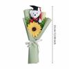 New Sunflower Bear Bouquet Dr.Bear Lovely Bear Graduation Bouquet Graduation Ceremony