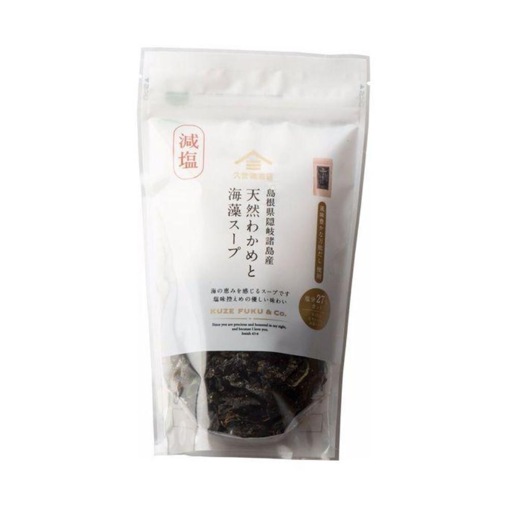Japan St.Cousair Kuzefuku Shoten Low Sodium Natural Wakame and Seaweed Soup 1 Bag (60g)