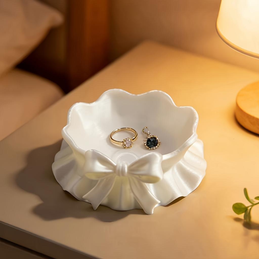 Elegant Jewelry Storage Tray, Home Decor Storage Plate, Cute Storage Box, Multi-purpose Storage Box