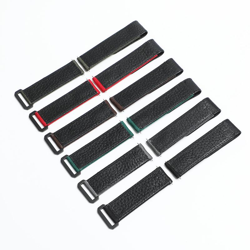 Rolex 20mm Nylon Canvas Leather Watch Band
