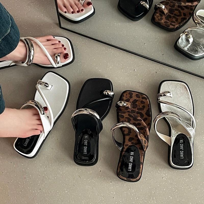 Thick-soled Height-increasing Shoes One-shoulder Slippers New Cool Slippers