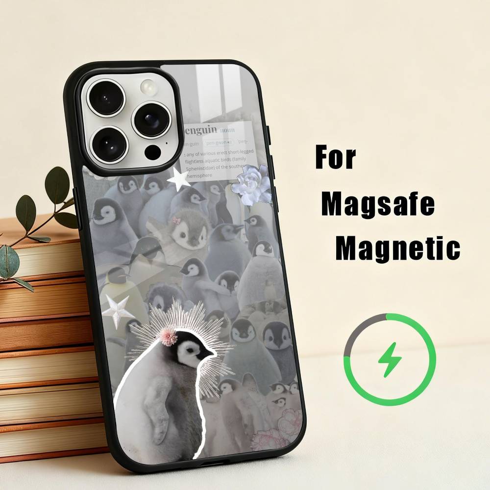 Animal P-Pingu Penguin  Phone Case For iPhone17,16,15,14,13,12,11 Plus,Pro Max Magnetic For Magsafe Wireless Charging