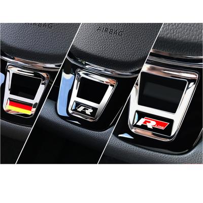 Car  Steering  Wheel  Trim R Line Emblem Sticker For Golf 7 7.5 Mk7 Arteon Jetta Tiguan Passat B8