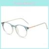 Hanbok Style Retro Transparent Eyewear Frame With Blue Light Protection For Daily Use
