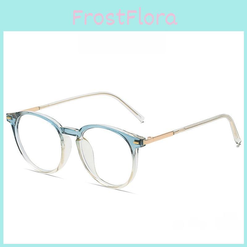 Hanbok Style Retro Transparent Eyewear Frame With Blue Light Protection For Daily Use