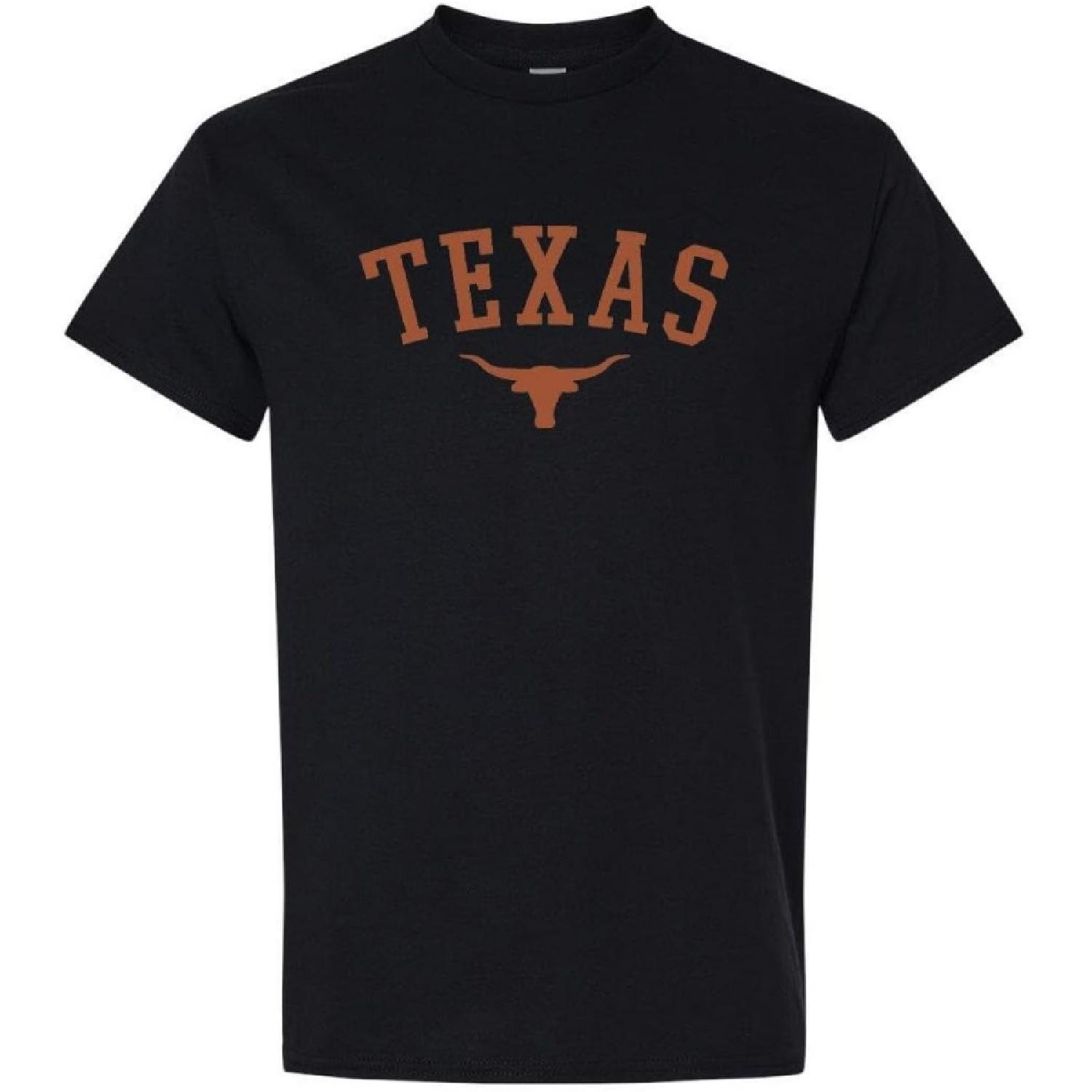 

Футболка с принтом Техаса для мужчин, женщин, унисекс, 100% плотный хлопок, Графическая футболка с символикой штата Техас, Стандартный крой, Топ с коротким рукавом S разноцветный