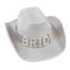 Multipurpose Shimmering Cowboy Hat Multipurpose Head Cap Household Supplies for Outdoor Traveling Hiking Camping House  White