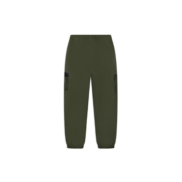 Li Ning CF Knitted Sweatpants Unisex Army Green AKXS855-2