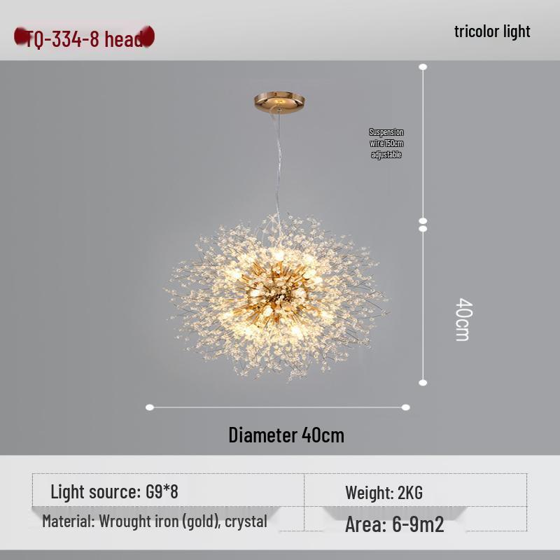 Oeny Luxury Crystal Dandelion Chandelier