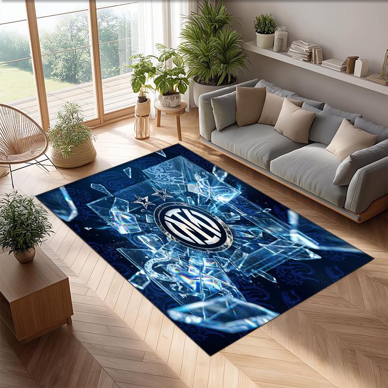Borussia Dortmund Printed Flannel Area Rug Non Slip Soft Polyester Floor Carpet Indoor Decor Mat for Bedroom Living Room Sofa