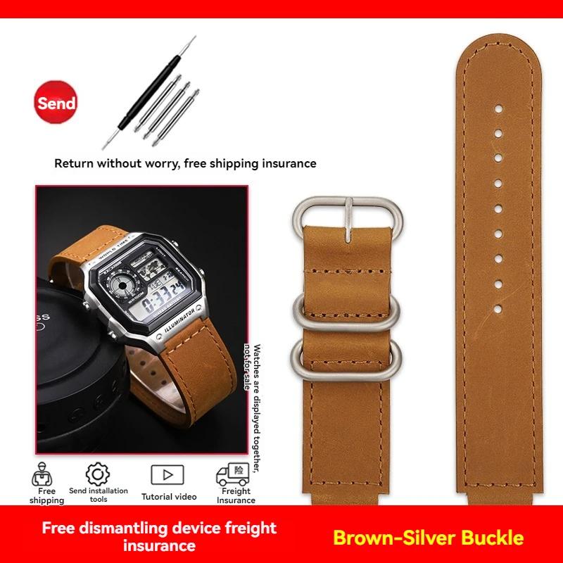 Upgrade All Metal Case Fashion For Casio AE1200 Mod Kit Modified 3299 AE-1200 Bezel Strap Stainless Steel Watch Band Accessories