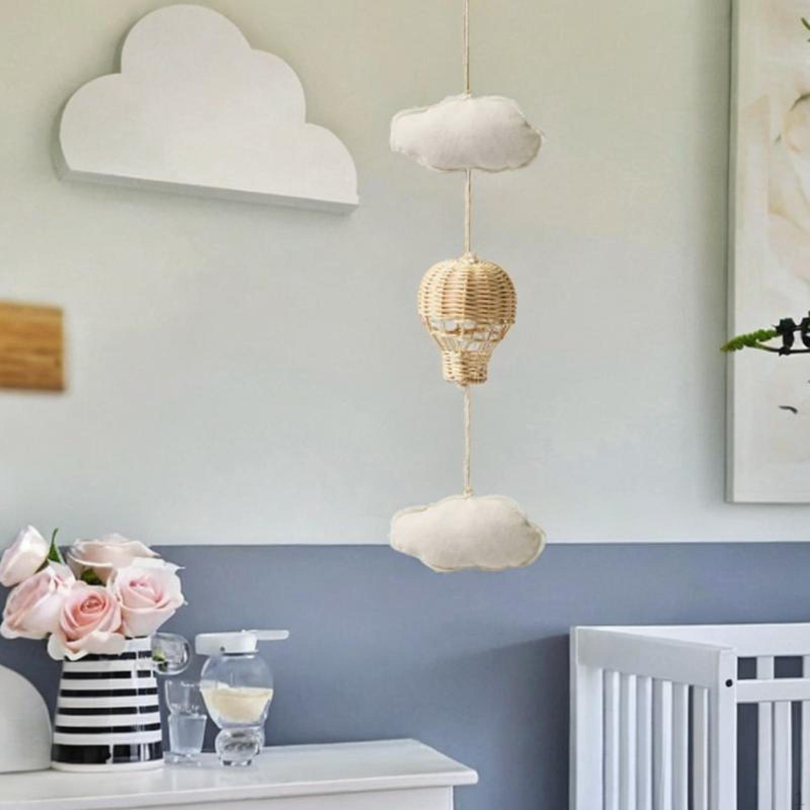 

Ротанговый воздушный шар, детский мобиль для кроватки, декор, подвешивание, игрушка ручной работы, плетеная подвеска в виде облака 2 Cloud