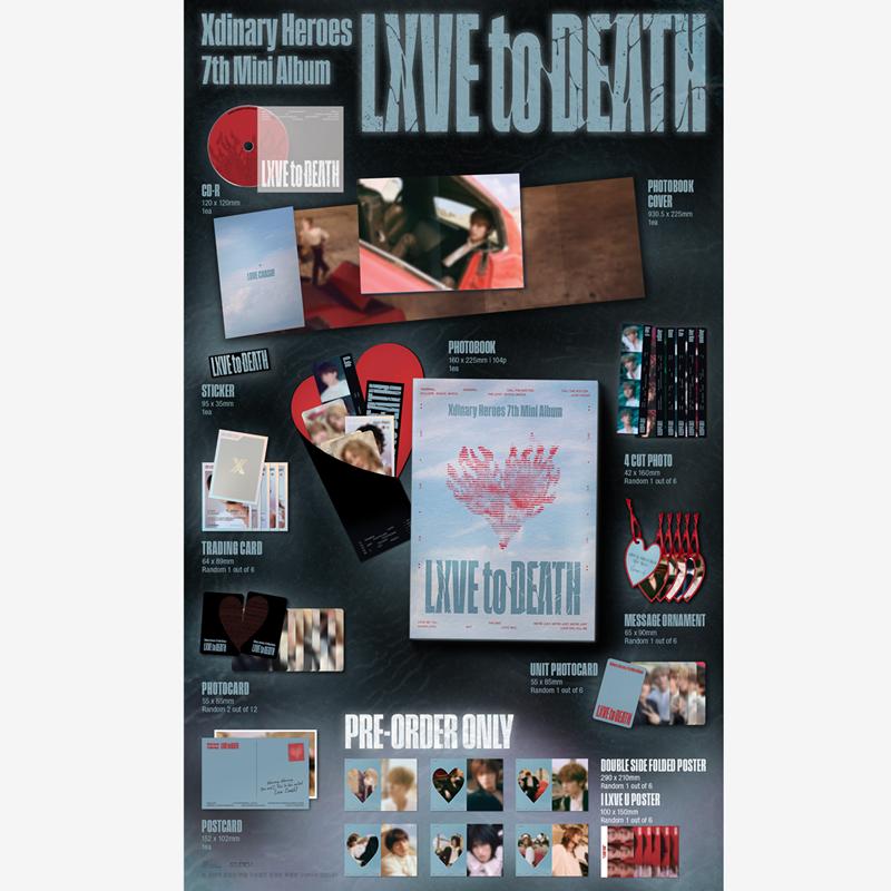 [Vorbestellung]Xdinary Heroes - Mini 7. Album [LXVE to DEATH](Online-Vorteil)