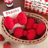 1/5Pcs Large Size Red Bowknot Hair Clips Women Sweet Duck Bill Bangs Hairpins Girl Cotton Filling Cute Children Fashion Headwear