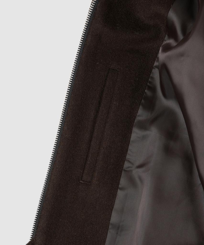 Asp Cashmere Wool Blouson - Brown