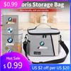 PBRL6 2025 Hot Car Logo Bento Box Organiser Single Shoulder Waterproof Lunch Storage Bag For BMW E46 E90 E60 F30 F10 E39 E36 F20 E87 E