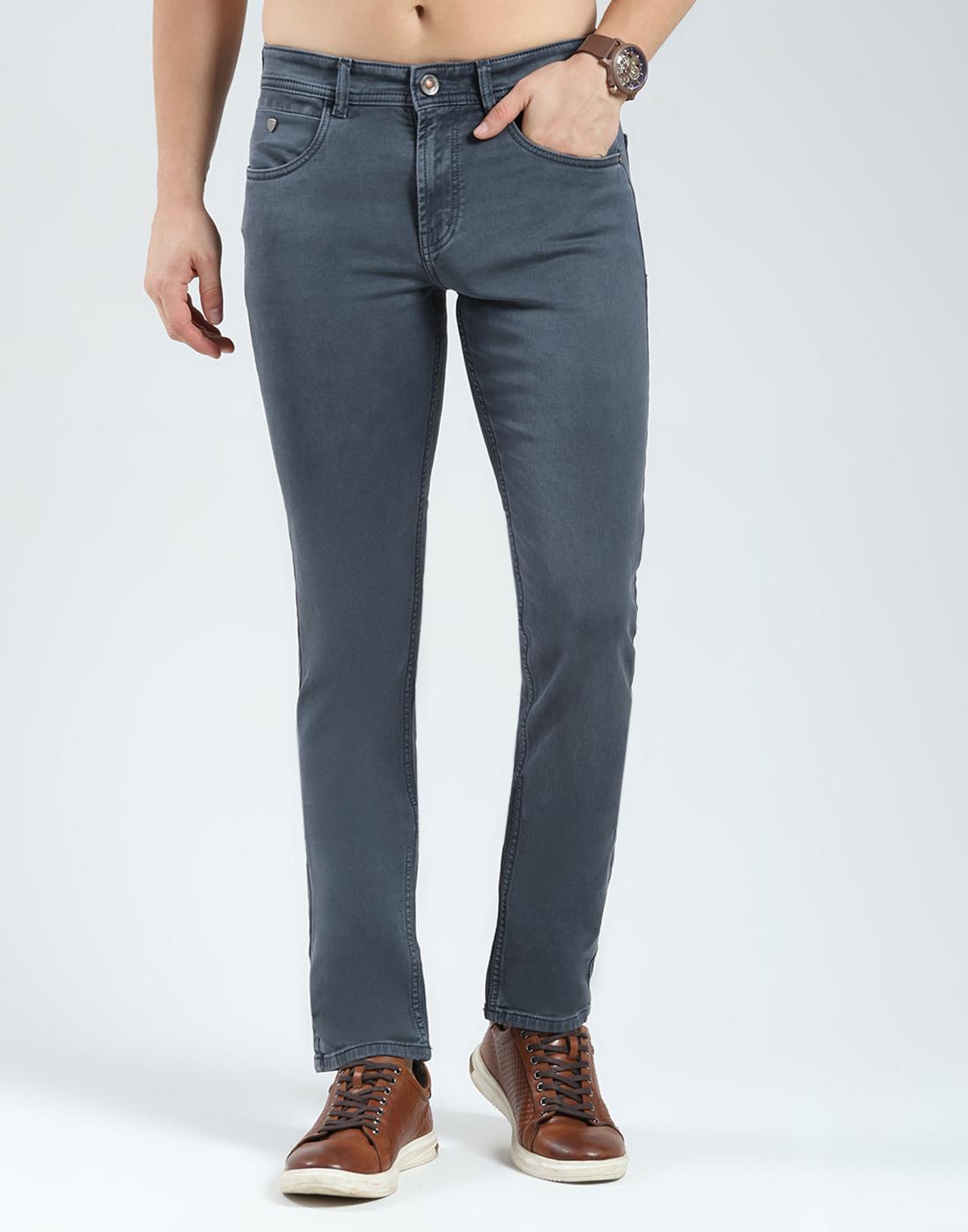 

Monte Carlo Men s Regular Fit Mid Rise Jeans 36 серый