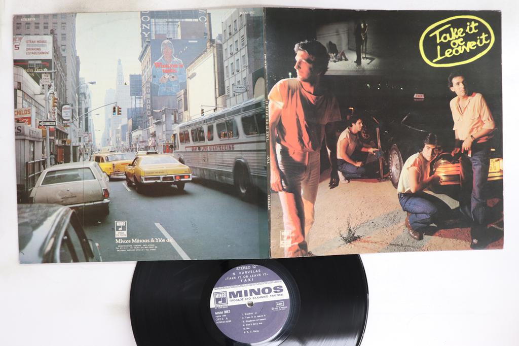 LP Record TAXI  Take It Or Leave It MSM382 MINOS 1980 Greece Rock Used