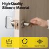 Door Stoppers Wall Protector, 8 PCS Silicone Door Knob Wall Protector with Strong Self-Adhesive Backing, Upgraded Thickened Reble Door Bumper - Ideal