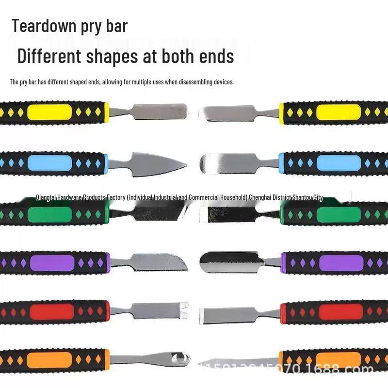 Laptop & Phone Six-in-One Disassembly Tool Set with Screen, Battery Spudger, and Metal Pry Bar