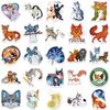 52 Cat Warrior Graffiti Stickers Decorate Suitcase Guitar Notebook DIY Waterproof Stickers Hot Stamps